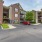 exterior brick building and package locker